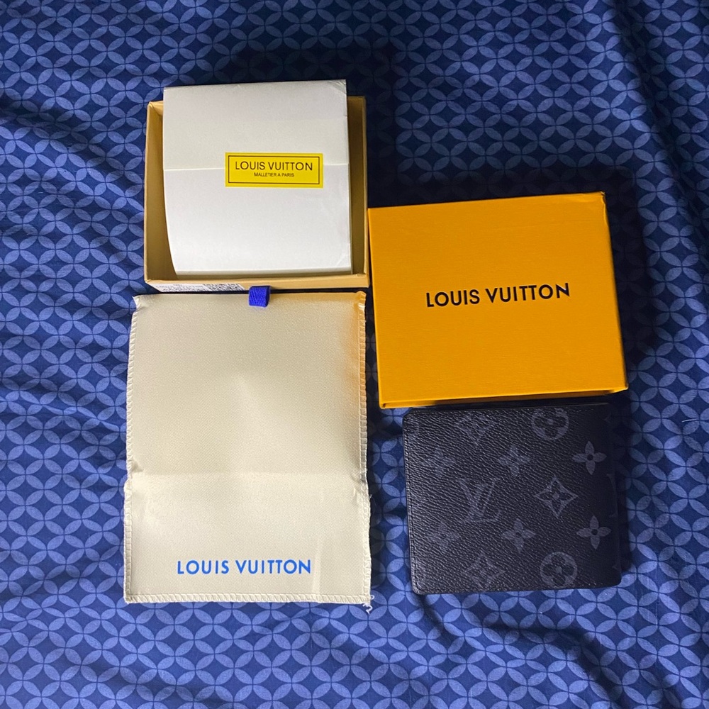 Louis Vuitton Monogram Wallet and Dust Bag